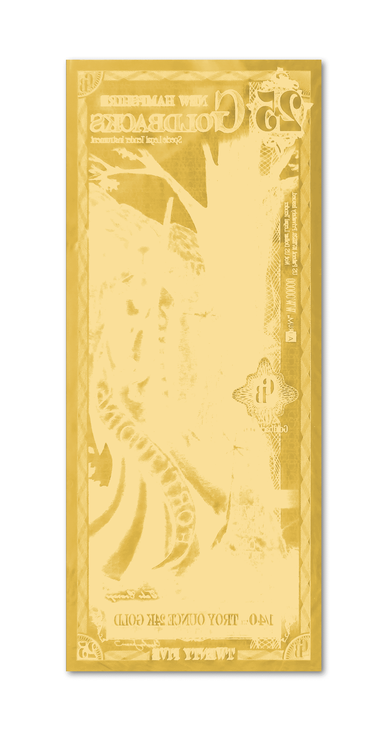 New Hampshire 1/40 Troy OZ oro de 24 quilates (25)