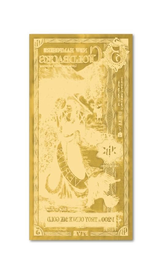 New Hampshire 1/200th Troy OZ 24KT Gold (5) 2023