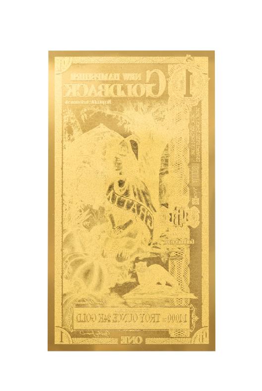 New Hampshire 1/1000 Troy OZ Oro de 24 quilates (1)