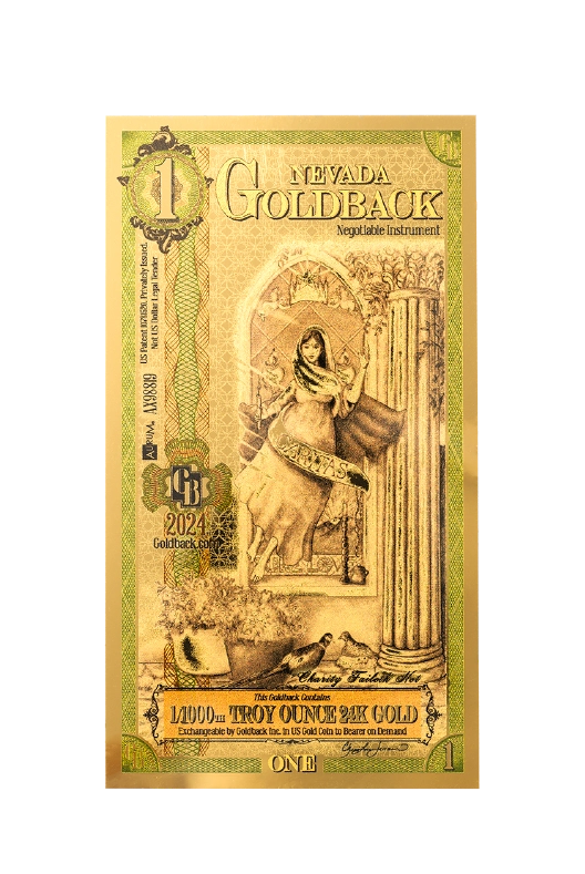 Nevada 1/1000 Troy OZ Oro de 24 quilates (1)