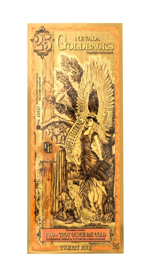 Nevada 1/40 Troy OZ oro de 24 quilates (25)