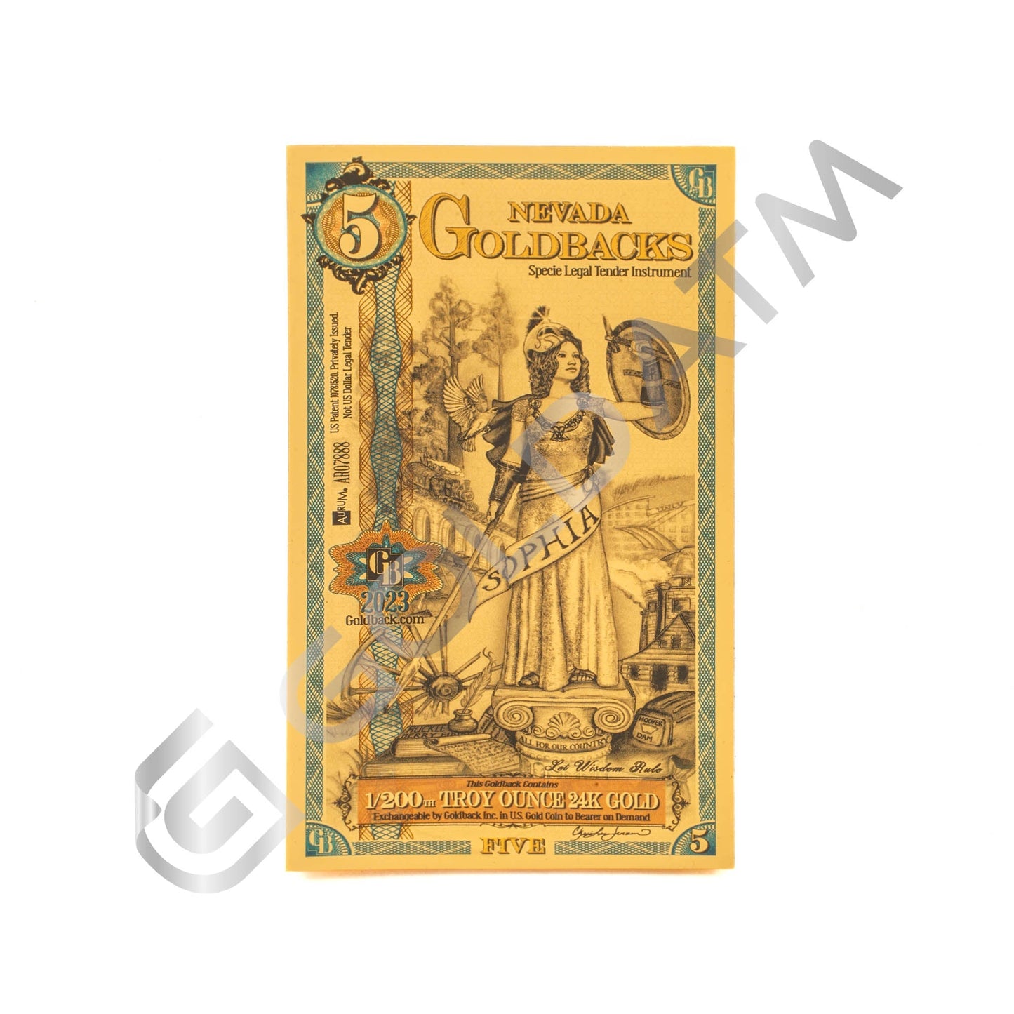 Nevada 1/200 Troy OZ oro de 24 quilates (5)