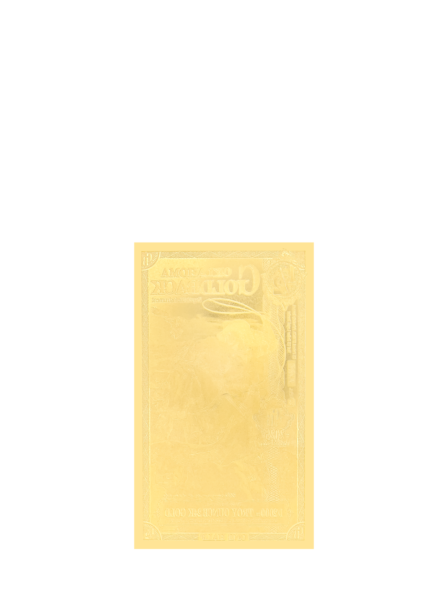 Oklahoma 1/2000th Troy OZ 24KT Gold (1/2) 2025