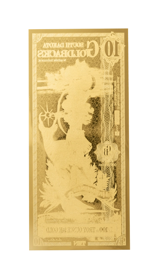 Dakota del Sur 1/100 Troy OZ Oro 24KT (10)