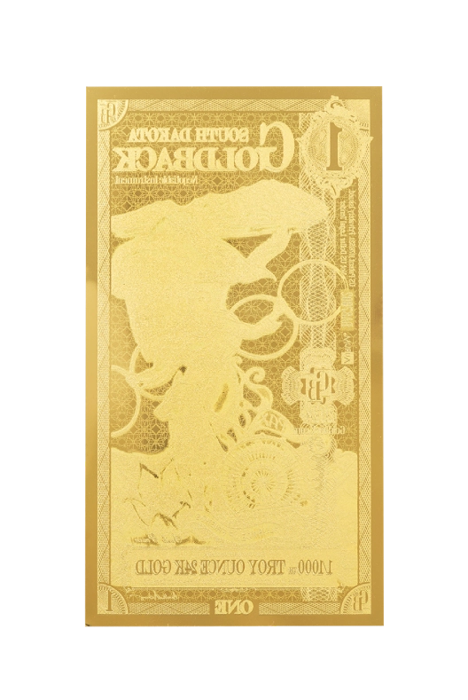Dakota del Sur 1/1000 Troy OZ Oro de 24 quilates (1)