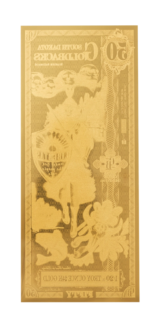 Dakota del Sur 1/20 Troy OZ Oro 24KT (50)