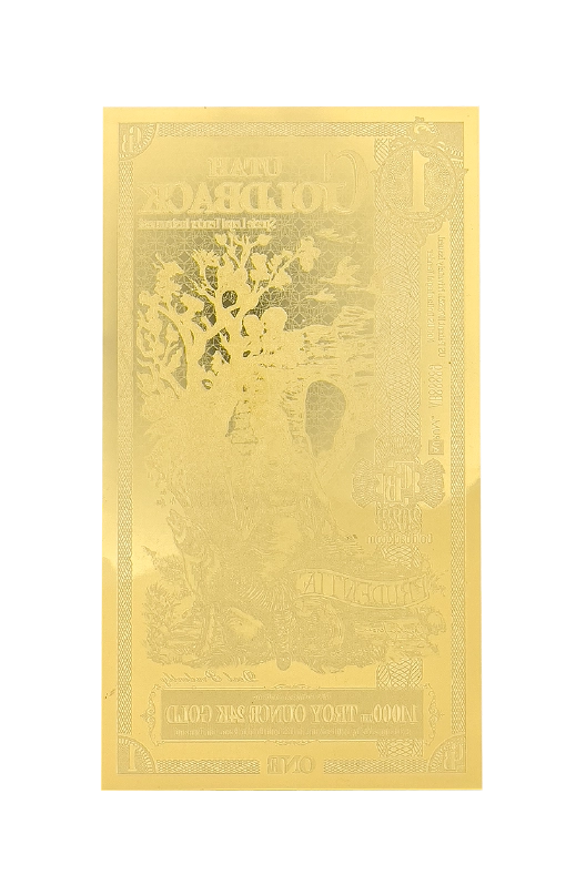 Utah 1/1000th Troy OZ 24KT Gold (1) 2023