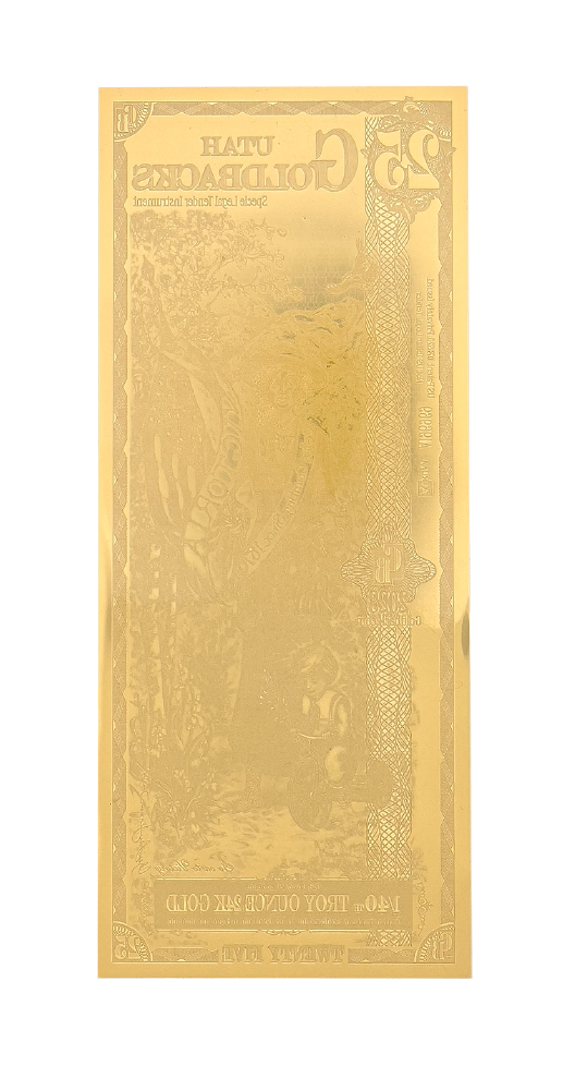 Utah 1/40th Troy OZ 24KT Gold (25) 2023