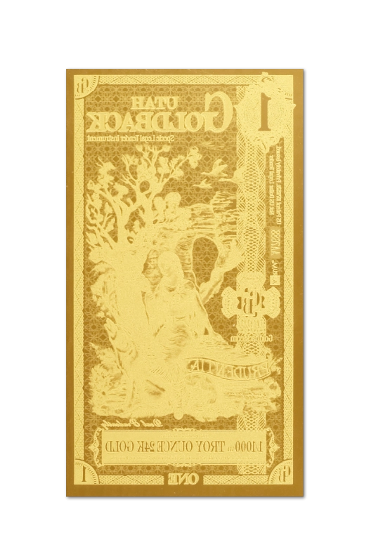 Utah 1/1000th Troy OZ 24KT Gold (1) 2024