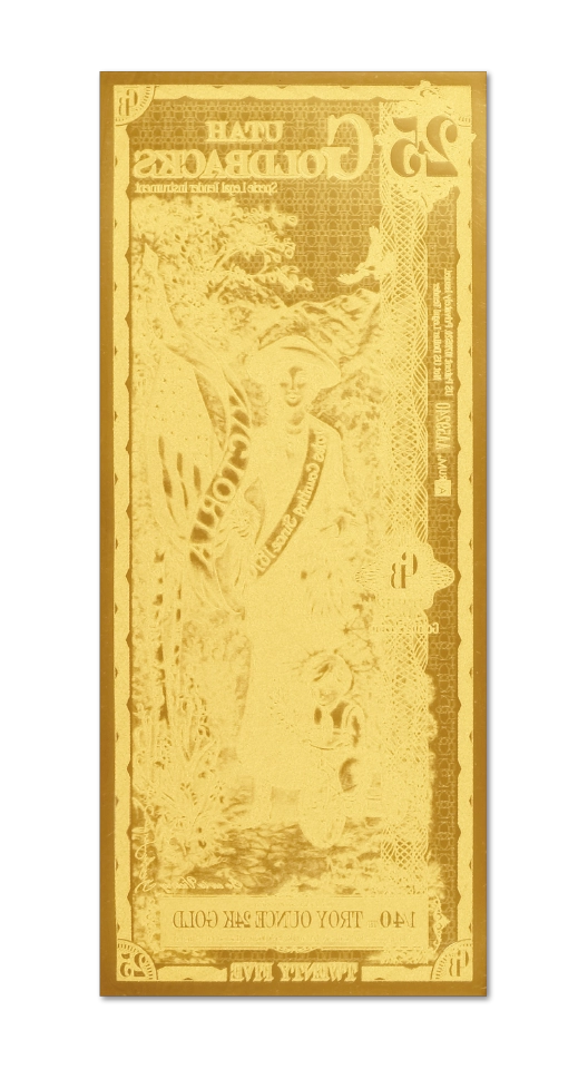 Utah 1/40 Troy OZ oro de 24 quilates (25)