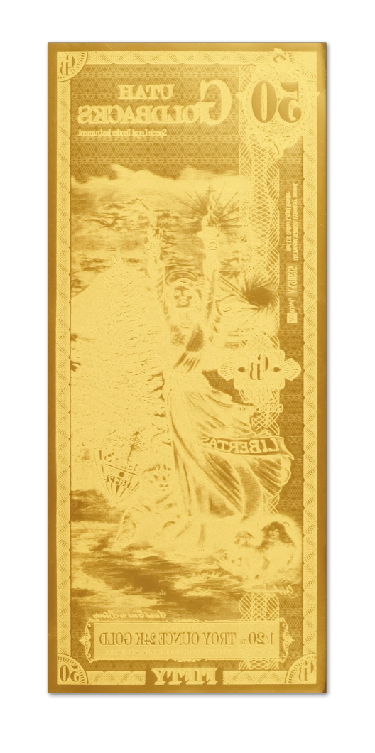 Utah 1/20th Troy OZ 24KT Gold (50) 2024