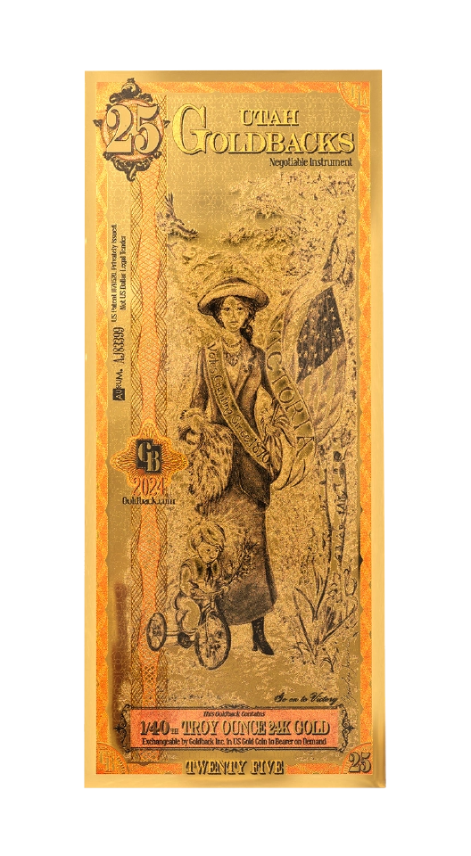 Utah 1/40 Troy OZ oro de 24 quilates (25)