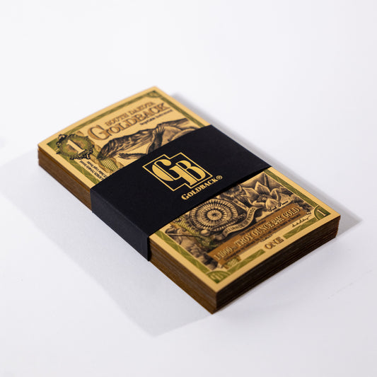 South Dakota 1/1000th Troy Oz 24kt Gold 2024 - 100 Count Note Bundle