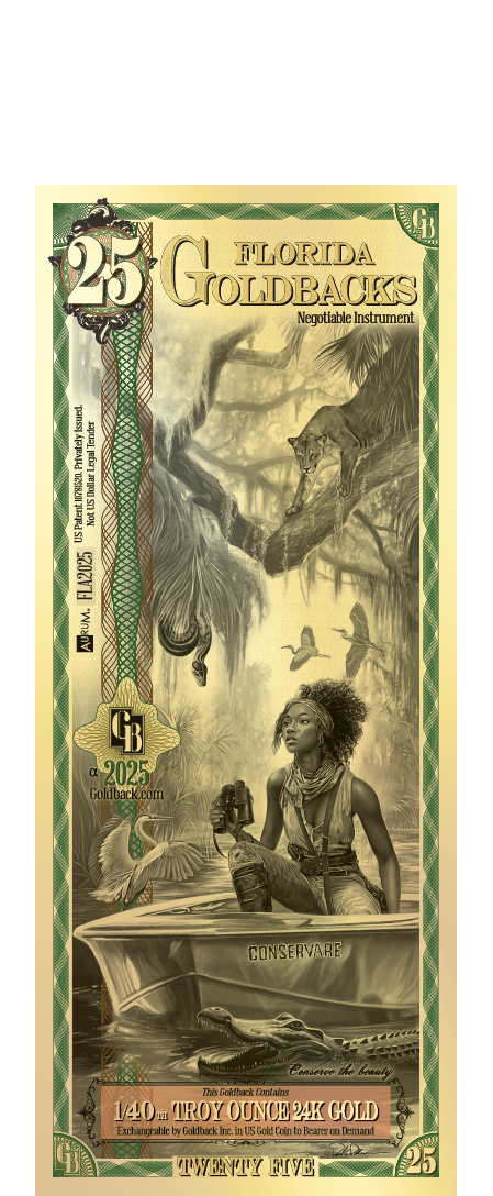 Florida 1/40th Troy OZ 24KT Gold (25) 2025