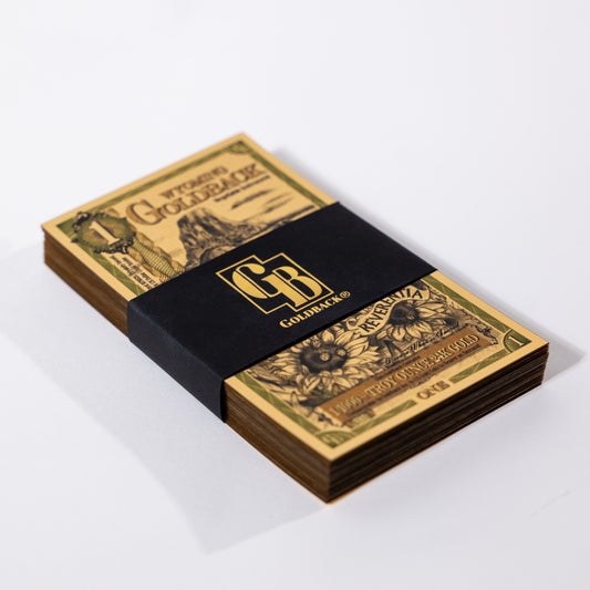 Wyoming 1/1000th Troy Oz 24kt Gold 2024 - 100 Count Note Bundle
