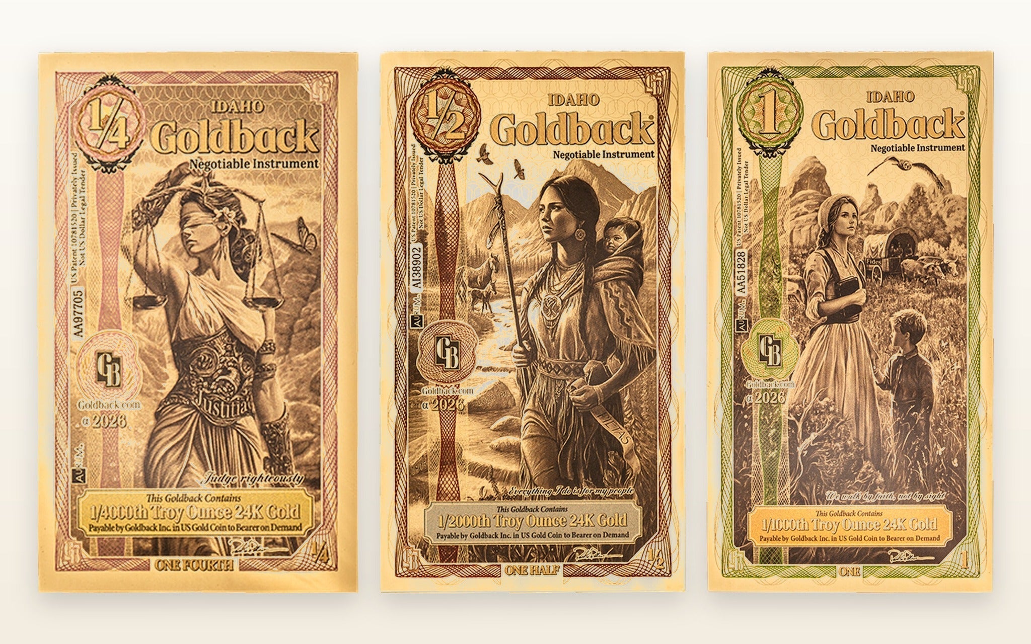 Idaho 3-Note Starter Bundle: The Gem State's First Gold, Including the ...