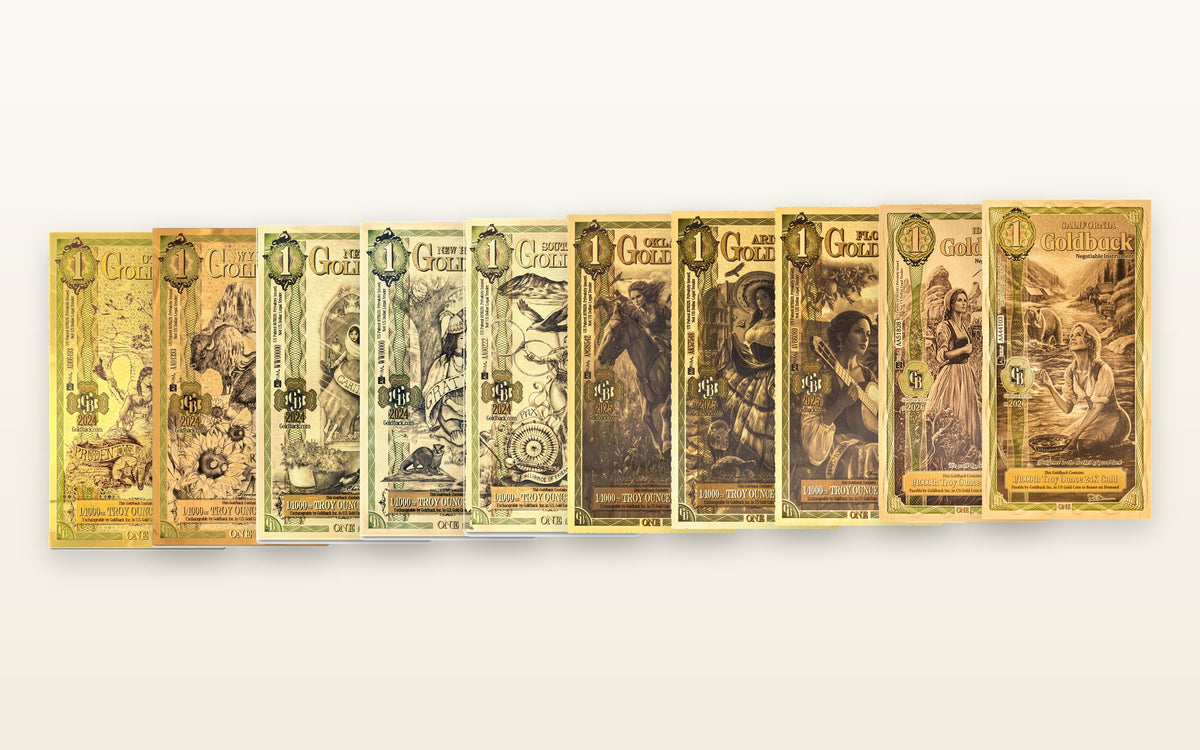 Set de 1 Goldback de todos los estados