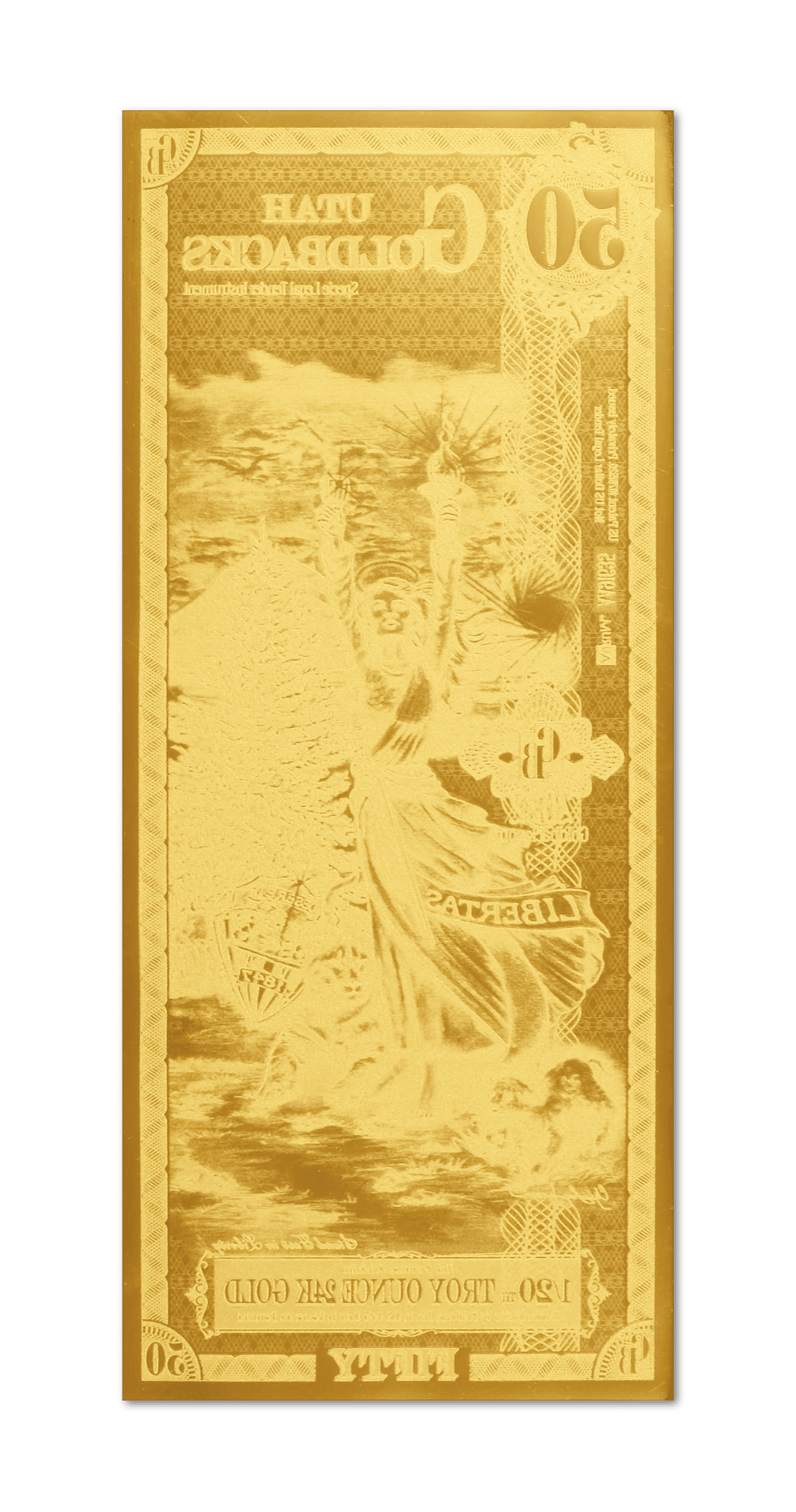 Utah 1/20th Troy OZ 24KT Gold (50) 2023