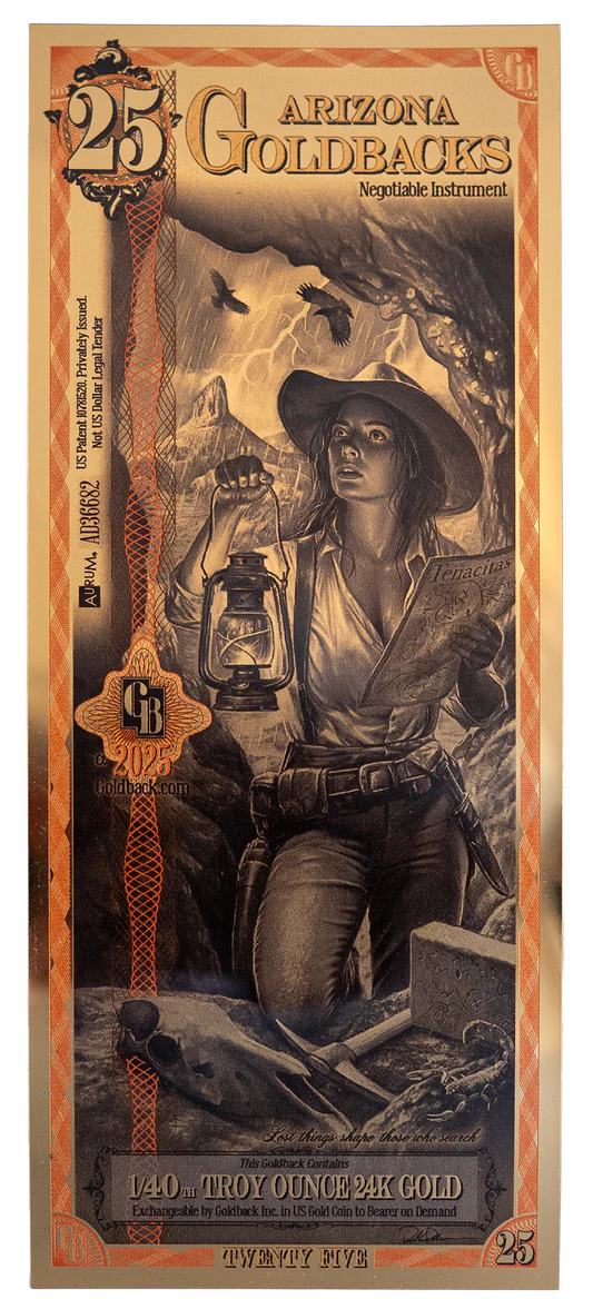 Arizona 1/40th Troy OZ 24KT Gold (25)