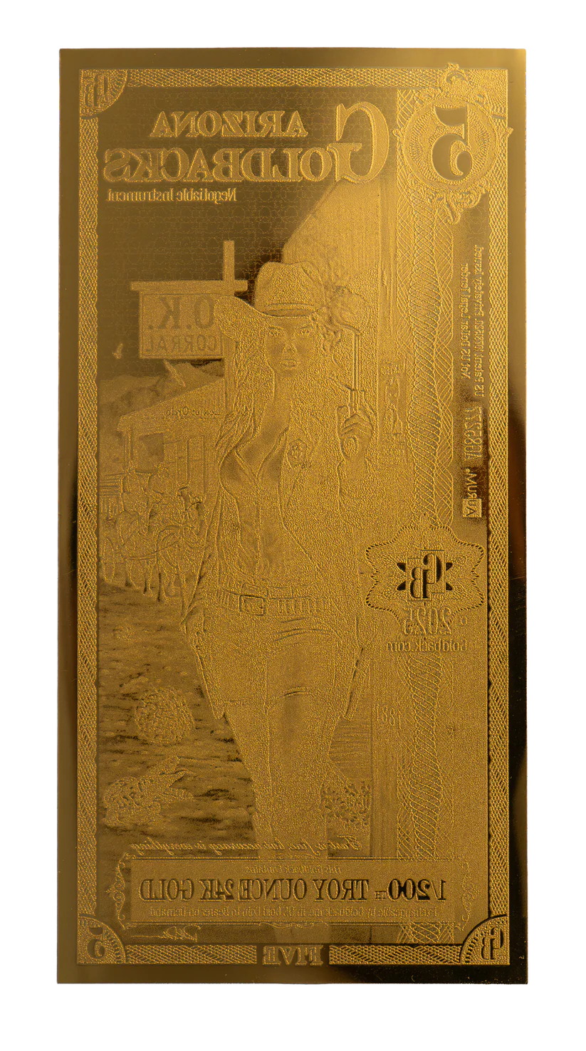 Arizona 1/200th Troy OZ 24KT Gold (5)