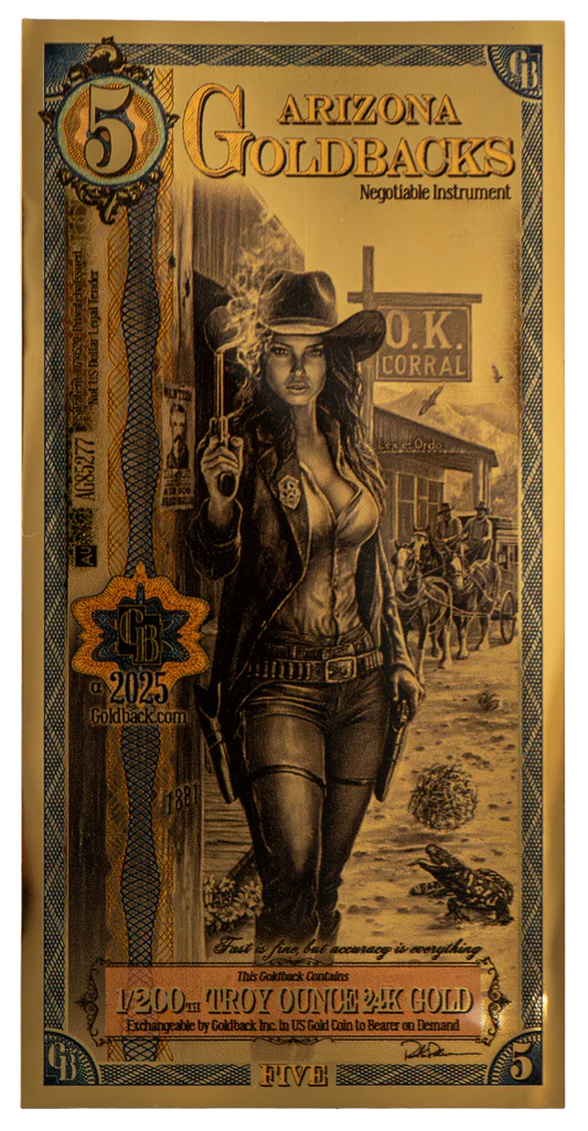 Arizona 1/200th Troy OZ 24KT Gold (5)