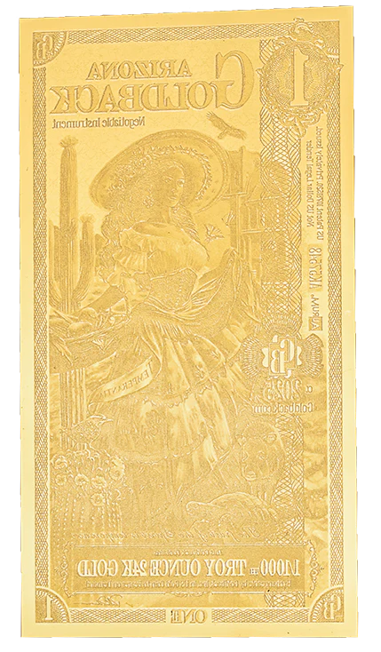 Arizona 1/1000th Troy OZ 24KT Gold (1)