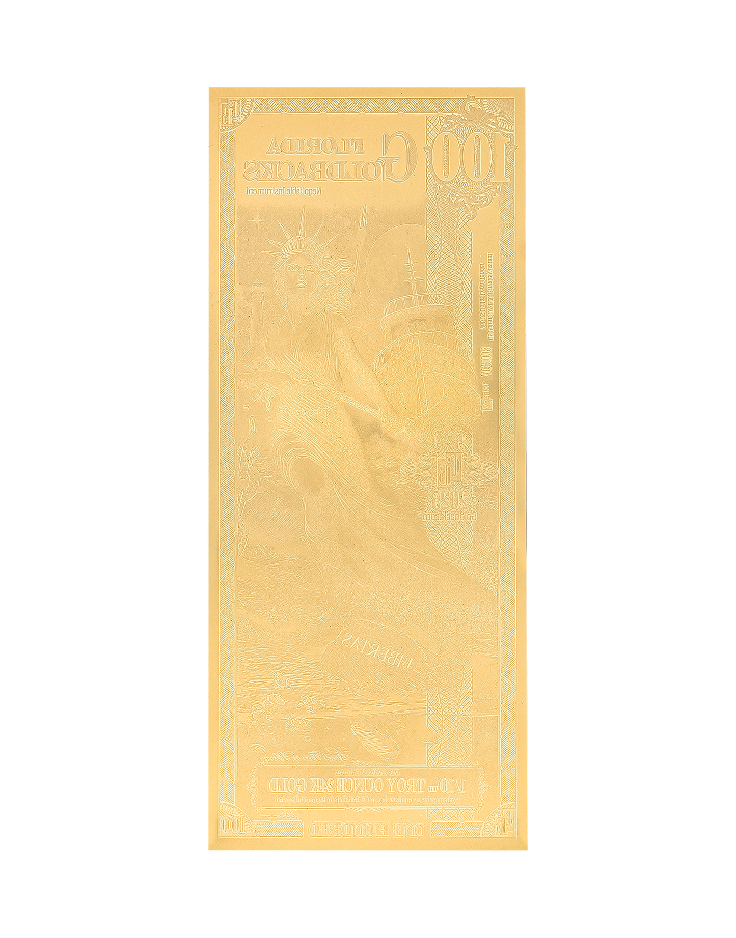 Florida 1/10th Troy OZ 24KT Gold (100) 2025