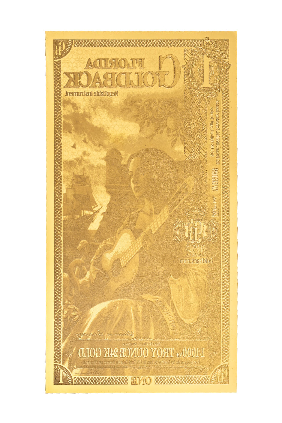 Buy Florida Goldback Notes | .9999 Fine 24k Gold | GoldATM