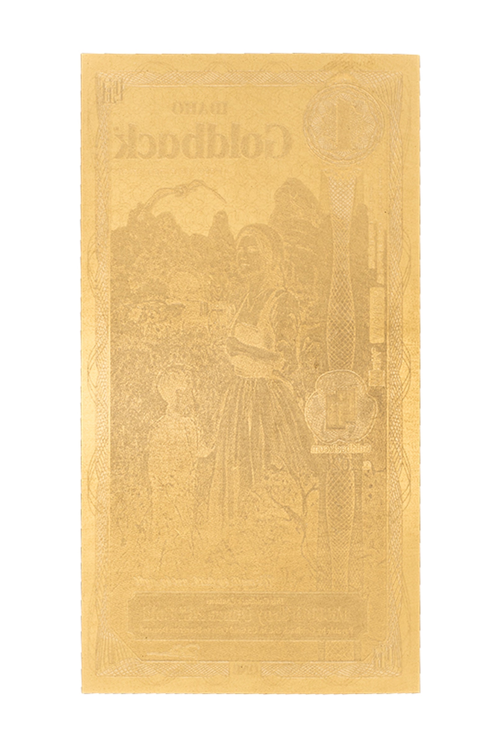 1 Idaho Goldback Gold Note — .9999 Fine 24k Gold Goldback