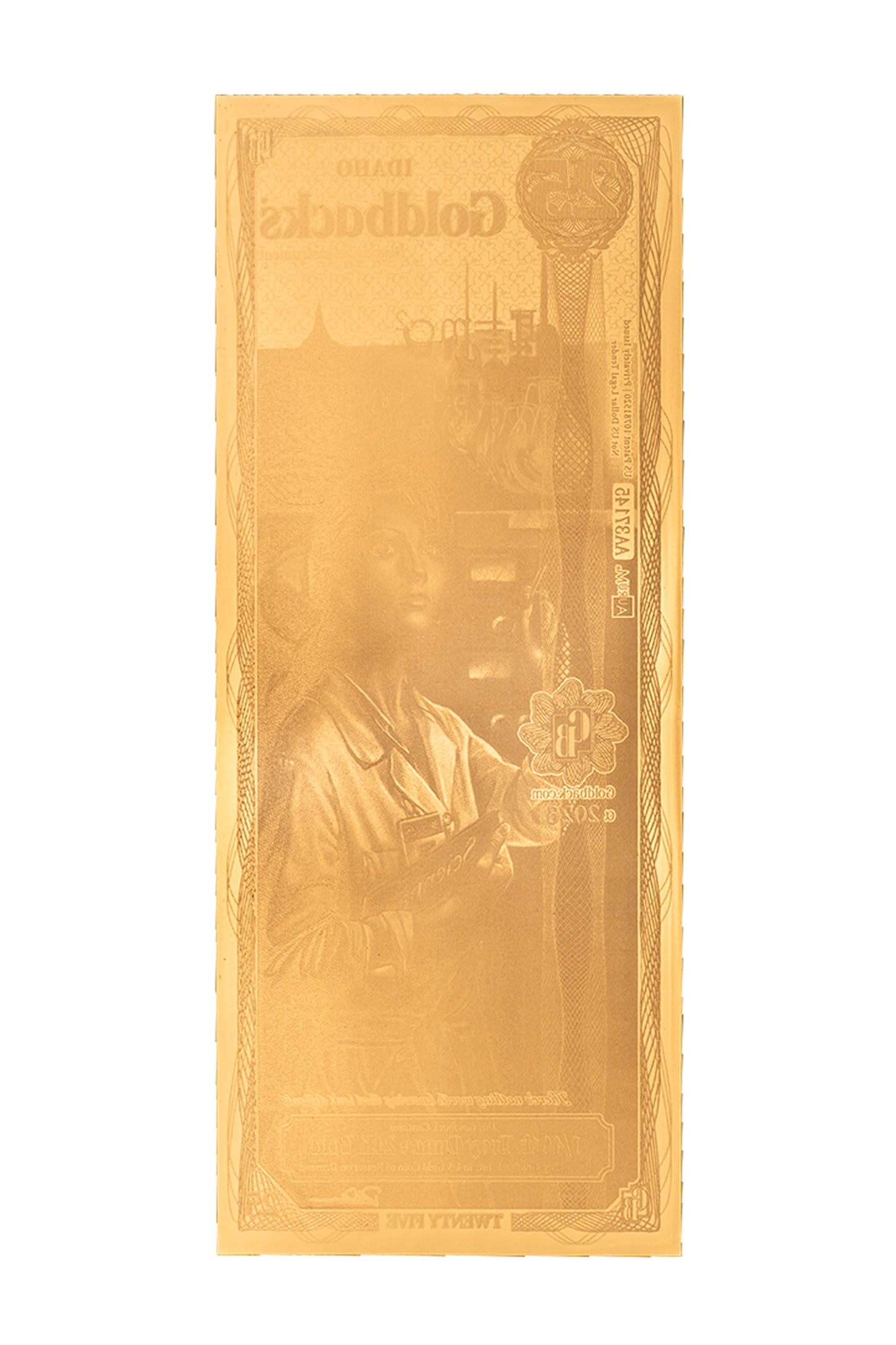 25 Idaho Goldback Gold Note