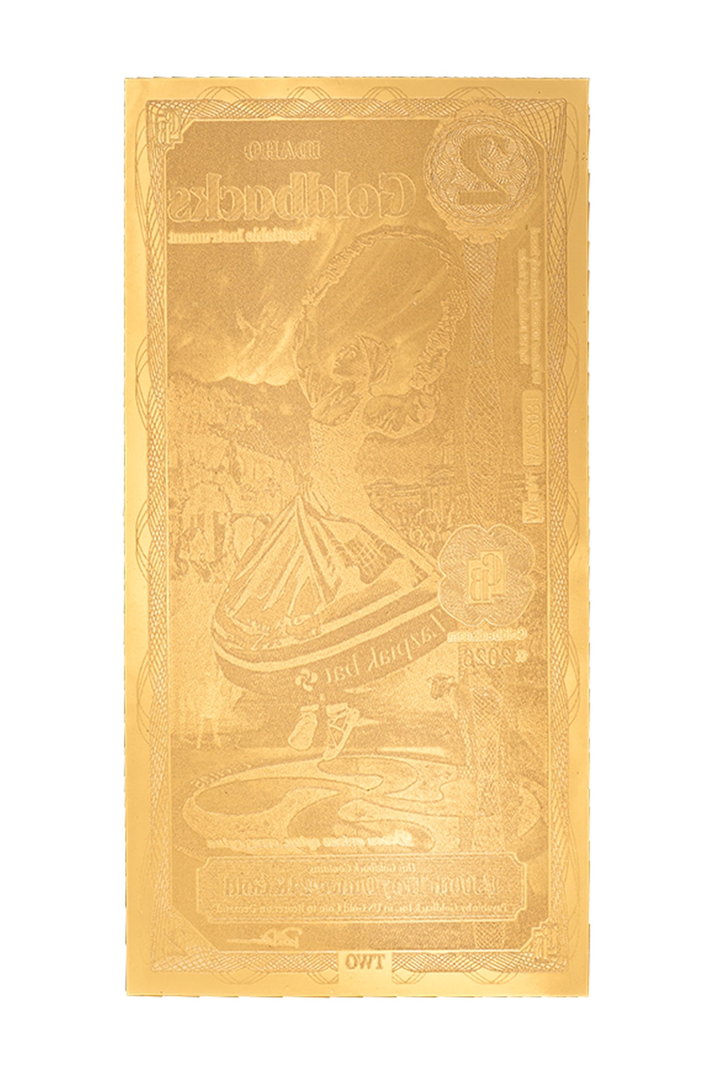 2 Idaho Goldback Gold Note