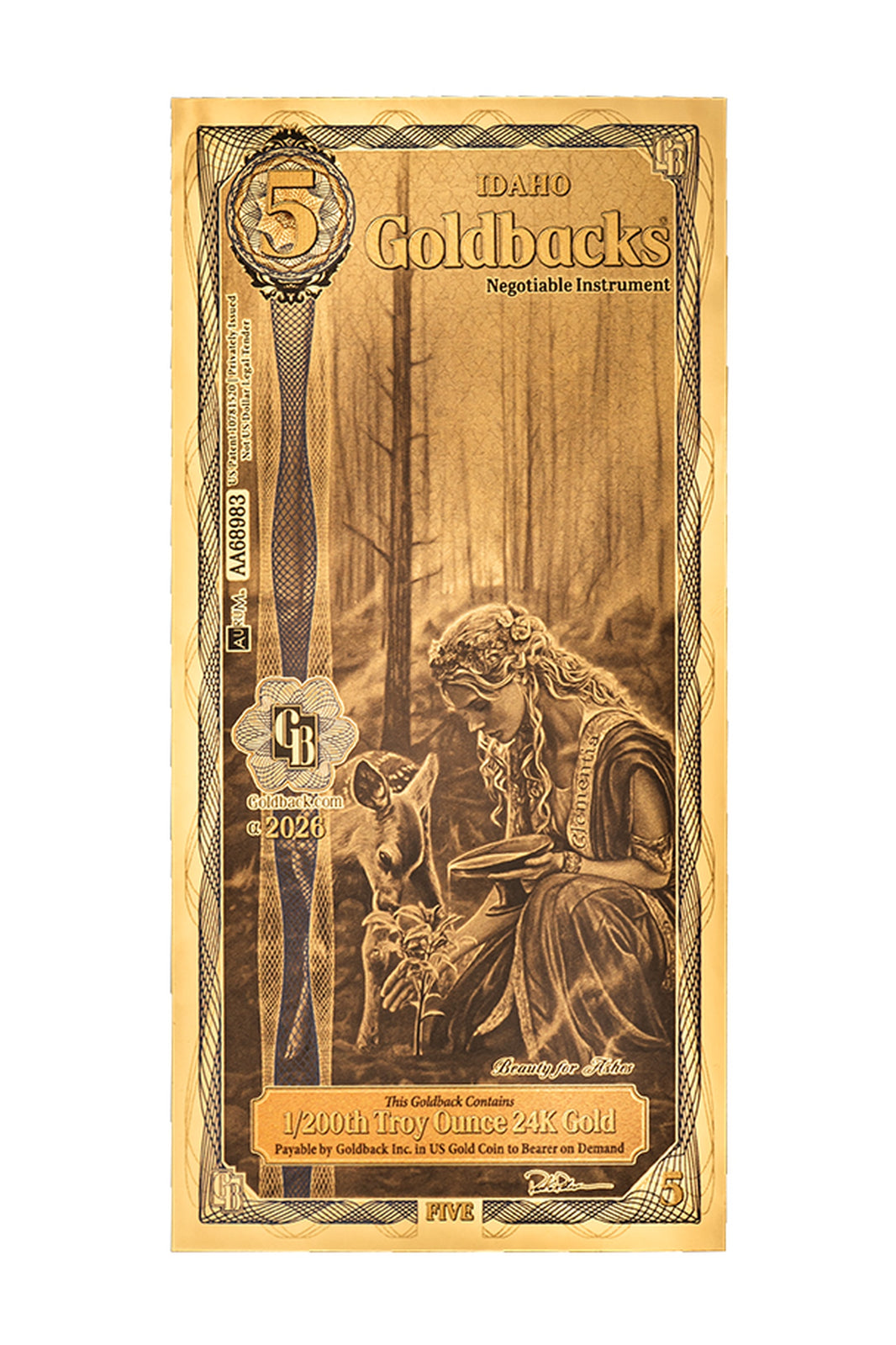 Buy Goldback Gold Notes | Real .9999 Fine 24k Gold | GoldATM
