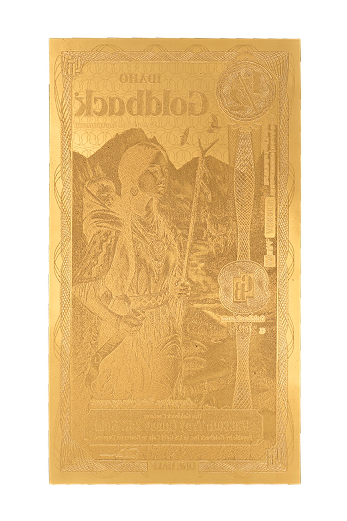 ½ Idaho Goldback Gold Note