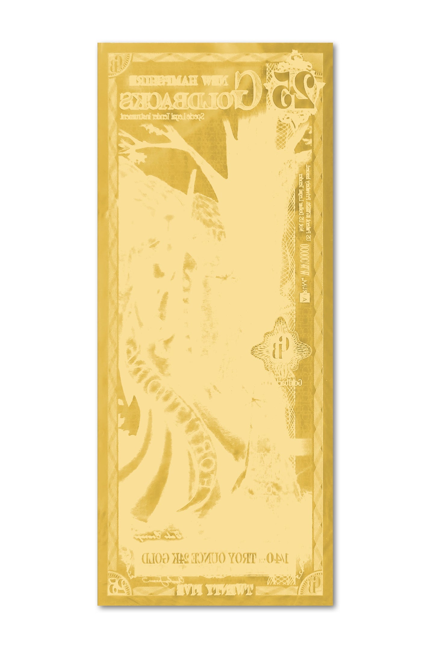 New Hampshire 1/40 Troy OZ oro de 24 quilates (25) 