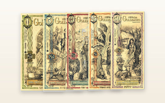 Nevada Complete Set — complete Goldback set