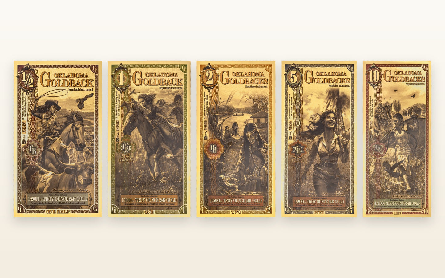 Oklahoma 5-Note Starter Set