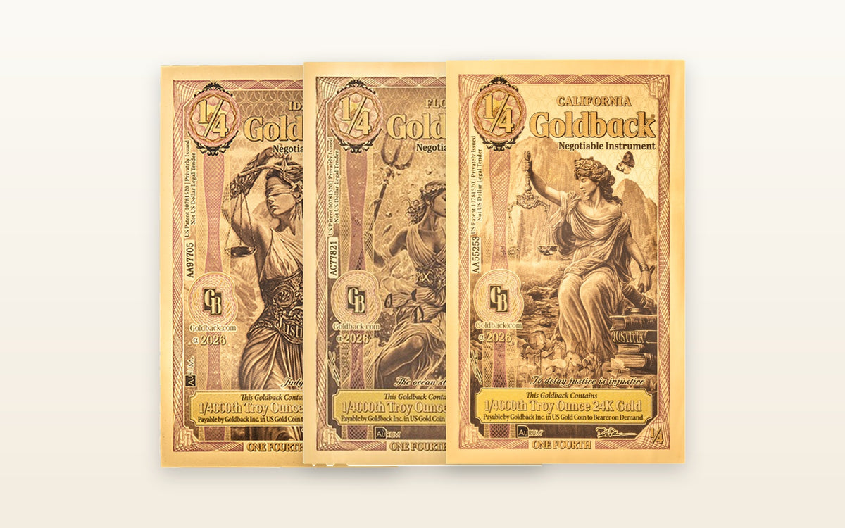 ¼ Goldback — Multi-State Set