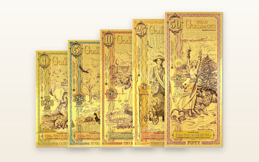 Utah Complete Set — 1 through 50 Goldbacks